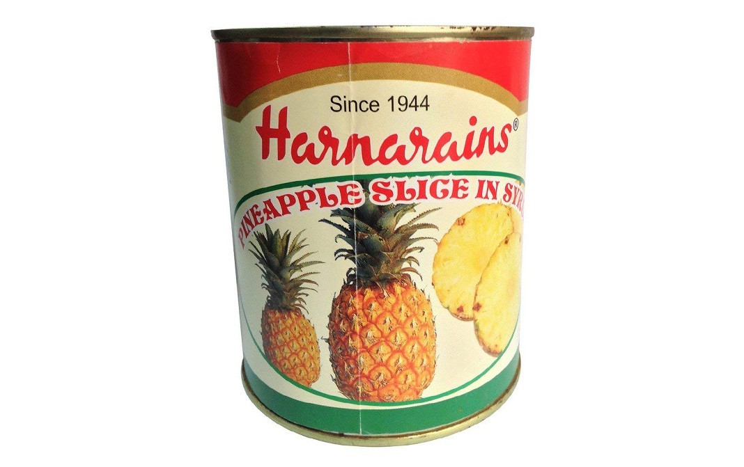 Harnarains Pineapple Slice In Syrup    Tin  850 grams